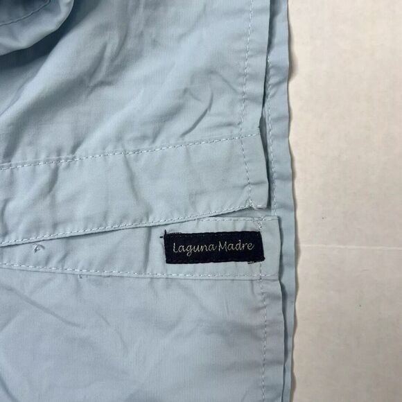 Magellan Outdoors Fish Gear Shirt- Size 2XL- Light Blue -Short Sleeve- Vented - Picture 11 of 16